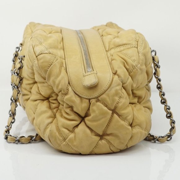Chanel Beige Leather Quilted Bag #N7334H99 - Picture 14 of 16